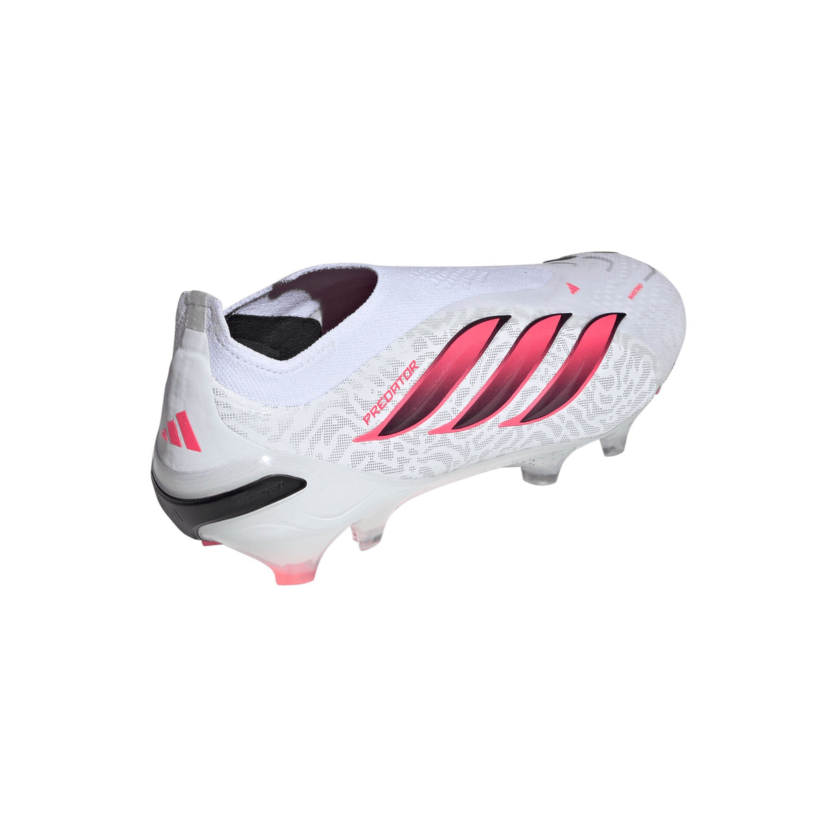 adidas Predator Elite Laceless Firm Ground Men's Soccer Cleats - White/SolarTurbo/Black
