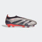 adidas Predator Elite Laceless FG Laceless Firm Ground Soccer Cleats - Platin Metallic/Black/Carbon