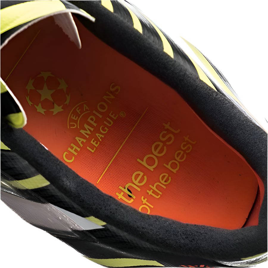 adidas Predator Instinct FG Firm Ground Soccer Cleats - Flash Yellow/White/Dark Grey