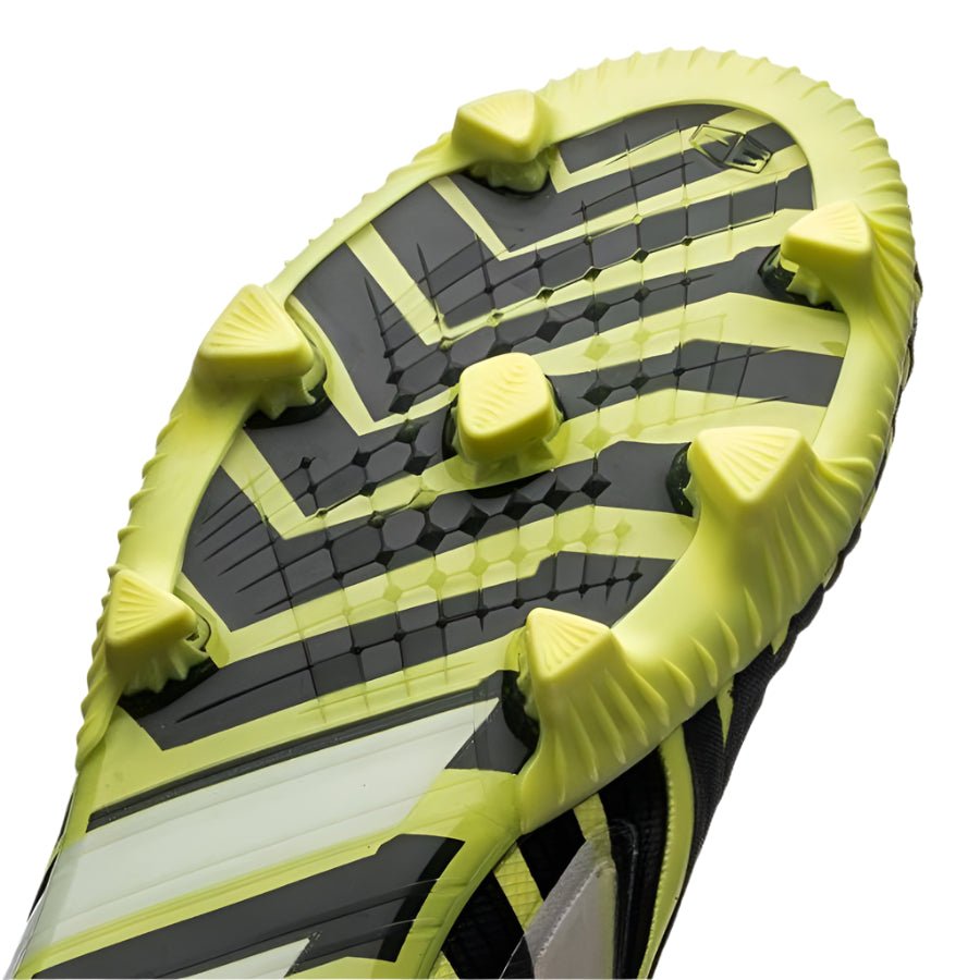 adidas Predator Instinct FG Firm Ground Soccer Cleats - Flash Yellow/White/Dark Grey