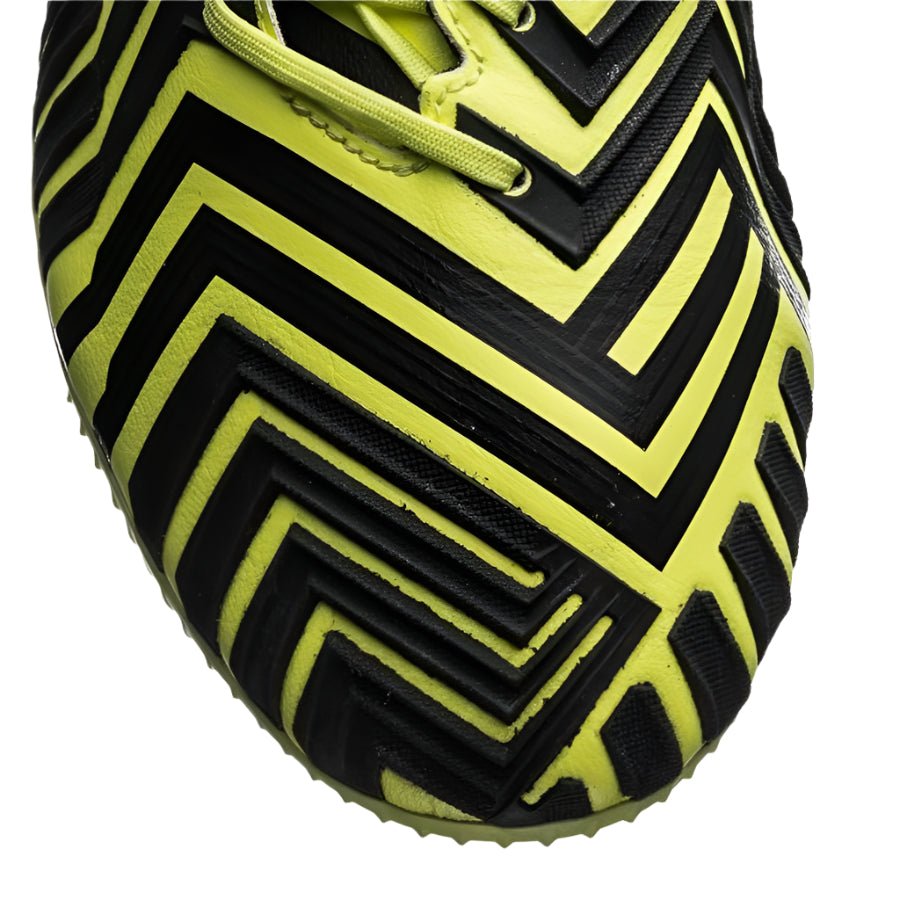adidas Predator Instinct FG Firm Ground Soccer Cleats - Flash Yellow/White/Dark Grey