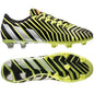 adidas Predator Instinct FG Firm Ground Soccer Cleats - Flash Yellow/White/Dark Grey