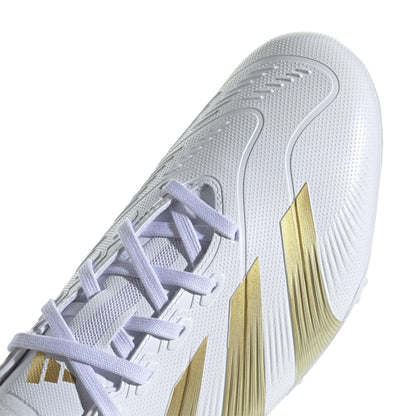 adidas Predator League FG Firm Ground Soccer Cleats - White/Gold
