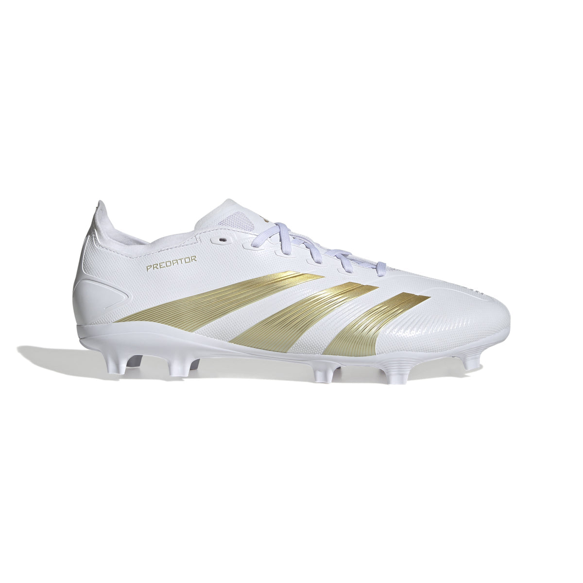 adidas Predator League FG Firm Ground Soccer Cleats - White/Gold