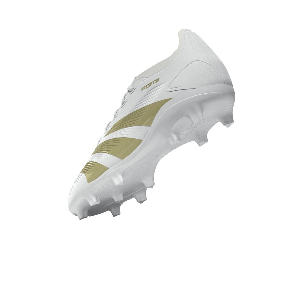 adidas Predator League FG Firm Ground Soccer Cleats - White/Gold
