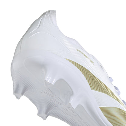 adidas Predator League FG Firm Ground Soccer Cleats - White/Gold