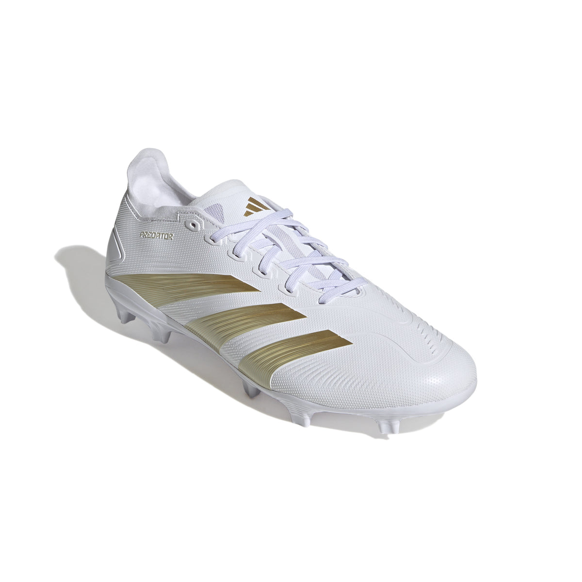 adidas Predator League FG Firm Ground Soccer Cleats - White/Gold