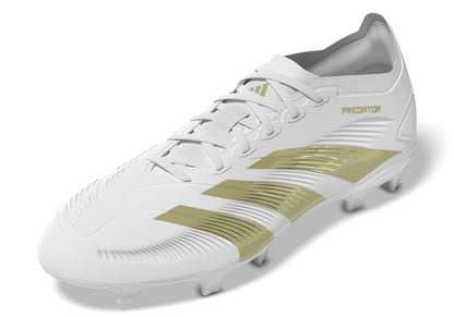 adidas Predator League FG Firm Ground Soccer Cleats - White/Gold