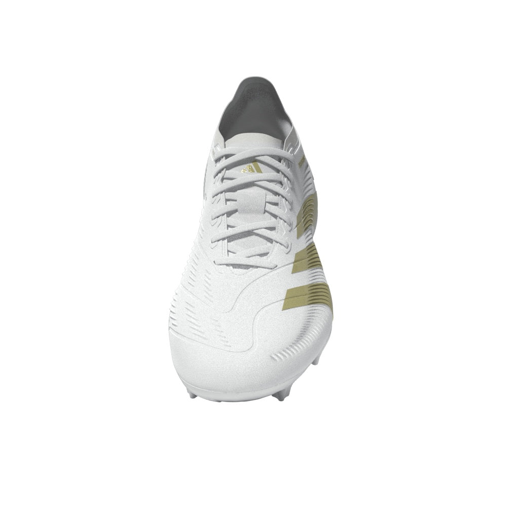 adidas Predator League FG Firm Ground Soccer Cleats - White/Gold