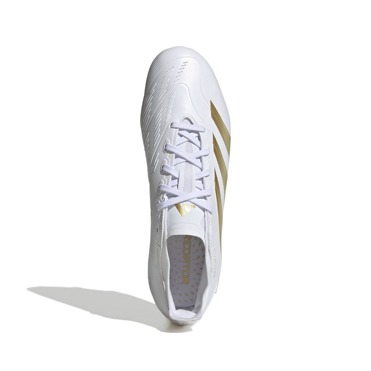 adidas Predator League FG Firm Ground Soccer Cleats - White/Gold