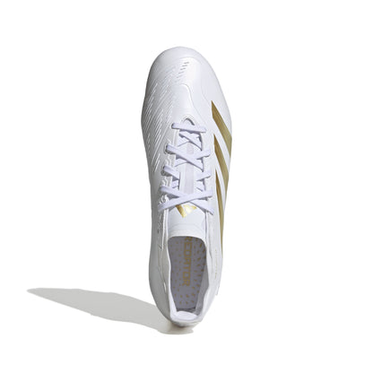 adidas Predator League FG Firm Ground Soccer Cleats - White/Gold