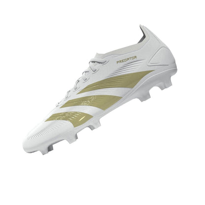 adidas Predator League FG Firm Ground Soccer Cleats - White/Gold
