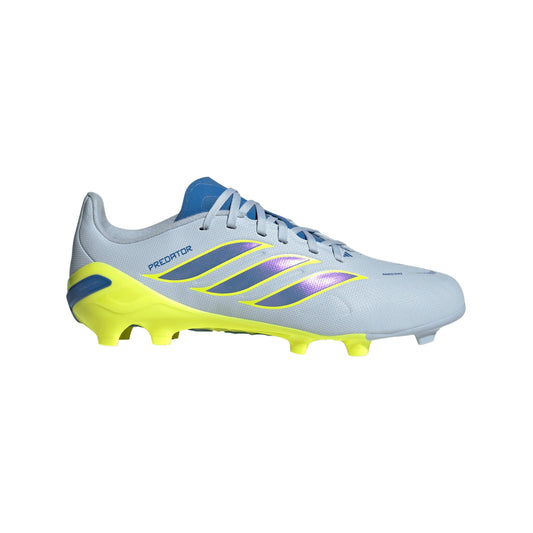 adidas Predator League FG Firm Ground Youth Soccer Cleats -Sky/Blue/Yellow
