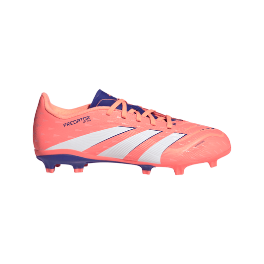 adidas Predator League FG/MG Youth Soccer Cleats - Orange/White