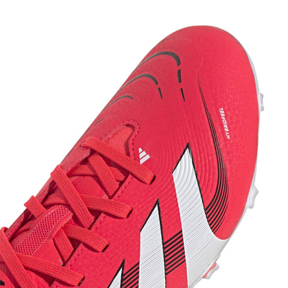 adidas Predator League Firm/Multi-Ground Boots Junior Red/White