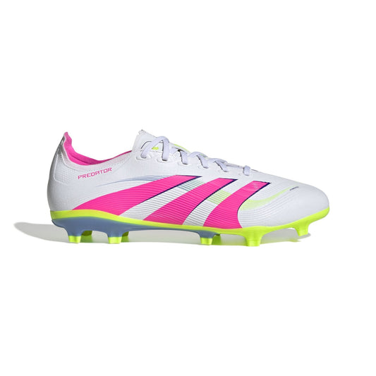 adidas Predator League Firm/Multi-Ground Soccer Cleats - White/Pink/Lemon
