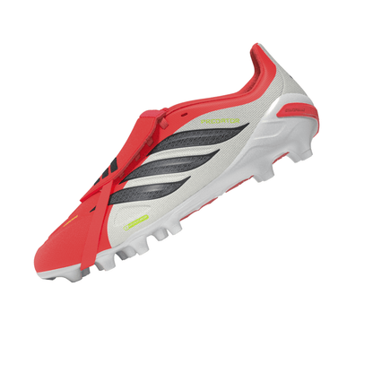 adidas Predator League Fold-Over Tongue AG Artificial Ground Youth Soccer Cleats - Red/Black/White