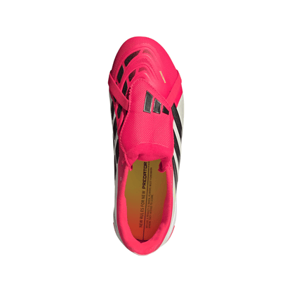 adidas Predator League Fold-Over Tongue AG Artificial Ground Youth Soccer Cleats - Red/Black/White