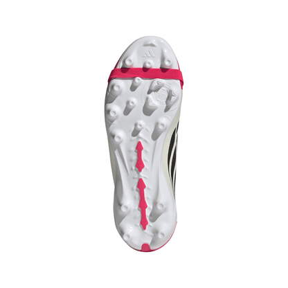adidas Predator League Fold-Over Tongue AG Artificial Ground Youth Soccer Cleats - Red/Black/White