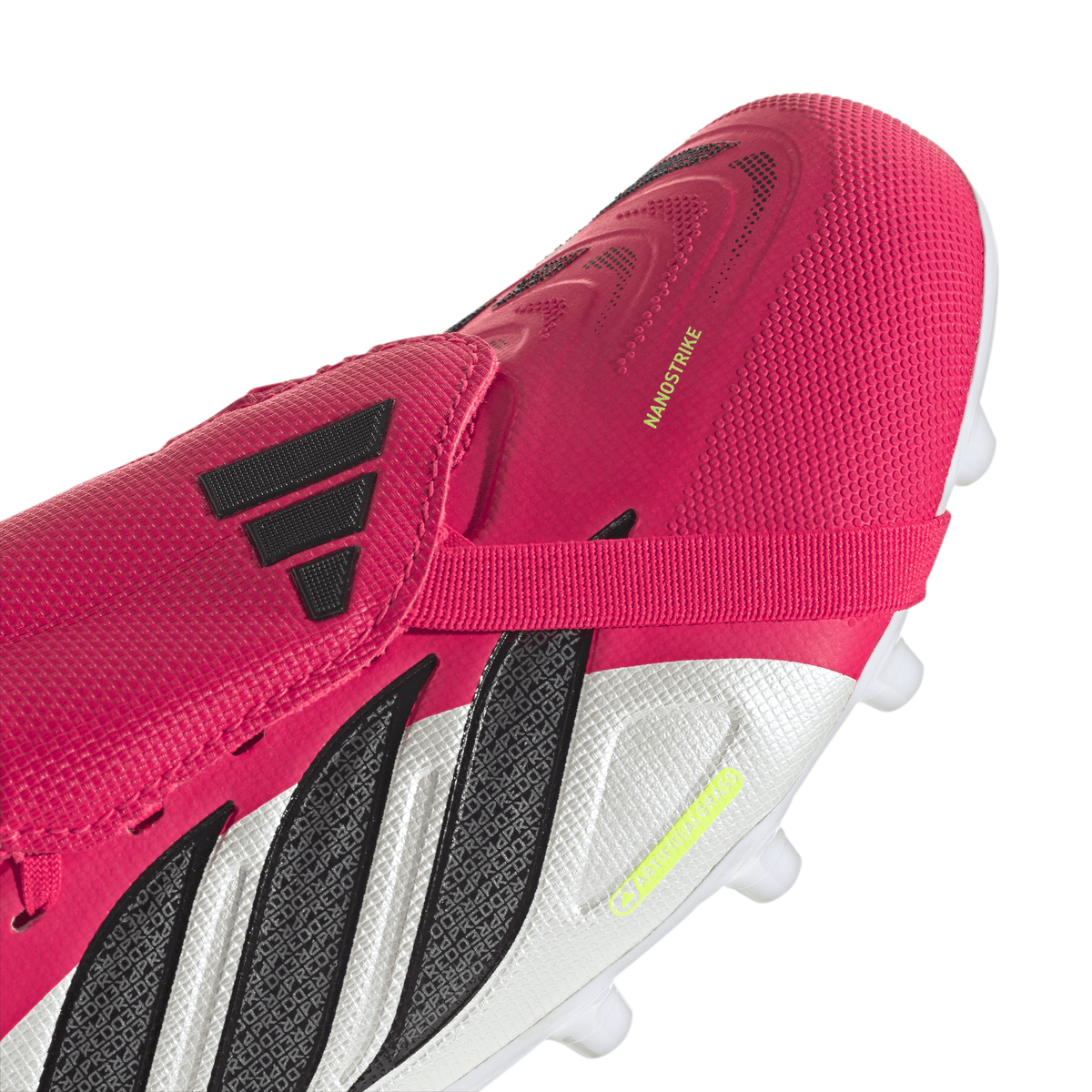adidas Predator League Fold-Over Tongue AG Artificial Ground Youth Soccer Cleats - Red/Black/White