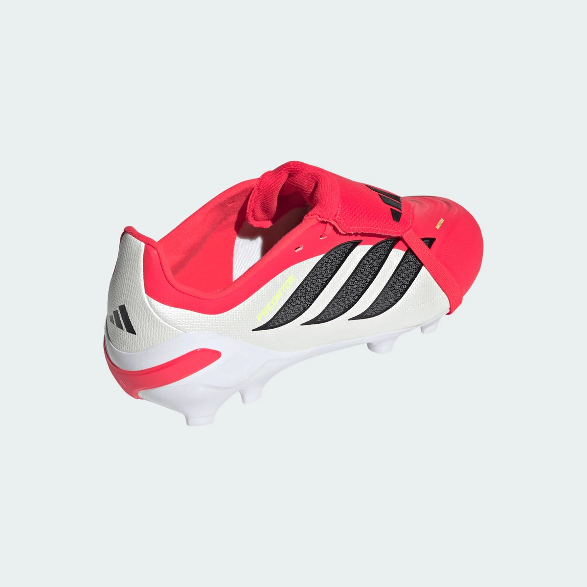 adidas Predator League Fold-Over Tongue FG Firm Ground Youth Soccer Cleats - Lucid Red/Black