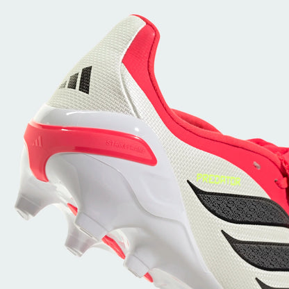 adidas Predator League Fold-Over Tongue FG Firm Ground Youth Soccer Cleats - Lucid Red/Black