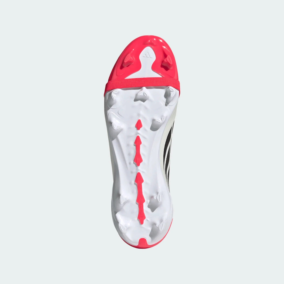 adidas Predator League Fold-Over Tongue FG Firm Ground Youth Soccer Cleats - Lucid Red/Black