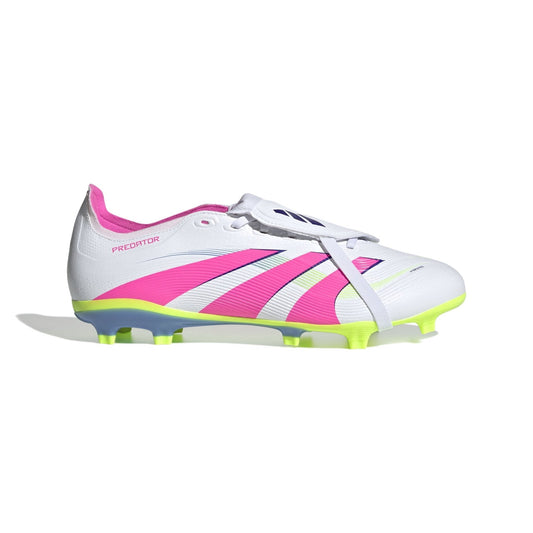 adidas Predator League Fold-Over Tongue Firm/Multi-Ground Boots White/Pink