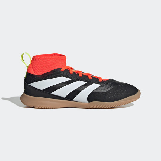 adidas Predator League IN Junior Indoor Soccer Shoes - Core Black/White/Solar Red