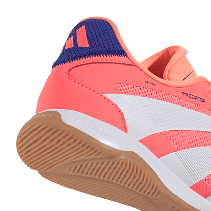 adidas Predator League IN Men's Soccer Shoes - Orange/White