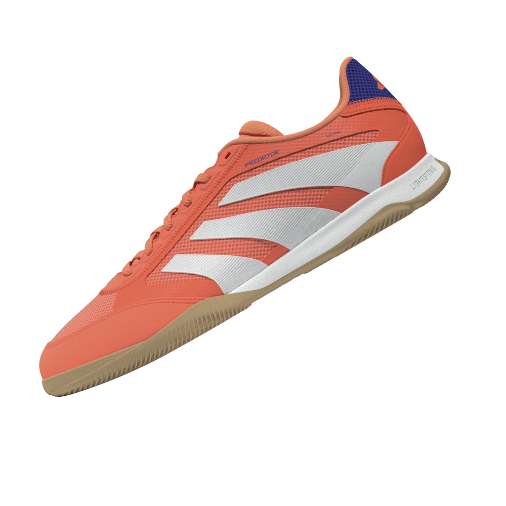 adidas Predator League IN Men's Soccer Shoes - Orange/White