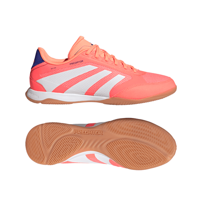 adidas Predator League IN Men's Soccer Shoes - Orange/White