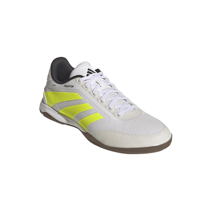 adidas Predator League Indoor Shoes- White/Lemon