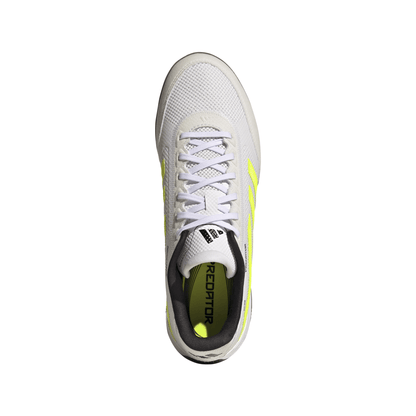 adidas Predator League Indoor Shoes- White/Lemon