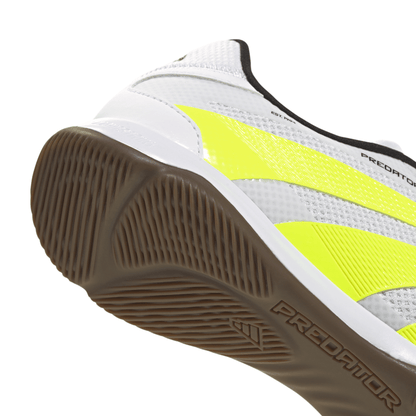 adidas Predator League Indoor Shoes- White/Lemon