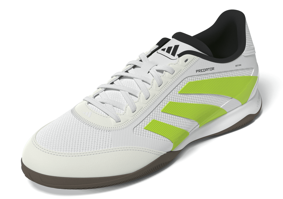 adidas Predator League Indoor Shoes- White/Lemon