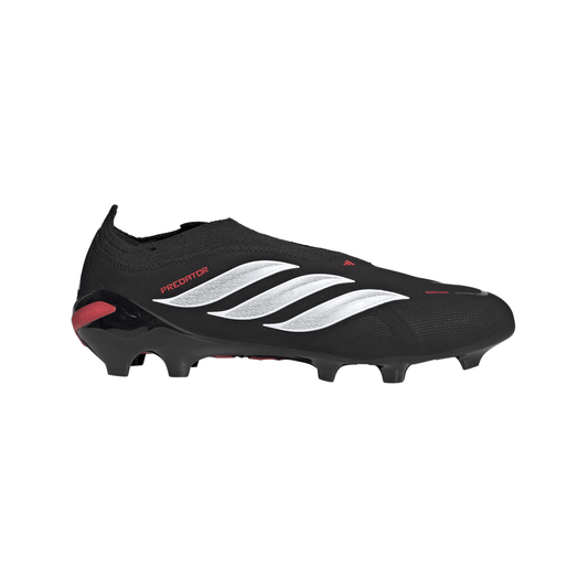 adidas Predator League Laceless FG Firm Ground Men's Soccer Cleats - Black/White