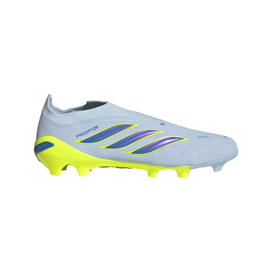 adidas Predator League Laceless FG Firm Ground Men's Soccer Cleats -Sky/Blue/Yellow