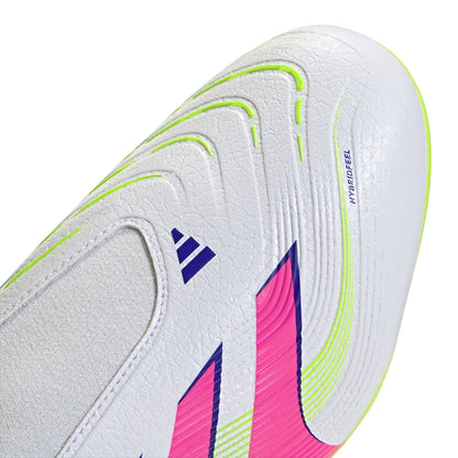 adidas Predator League Laceless Firm/Multi-Ground Boots White/Pink