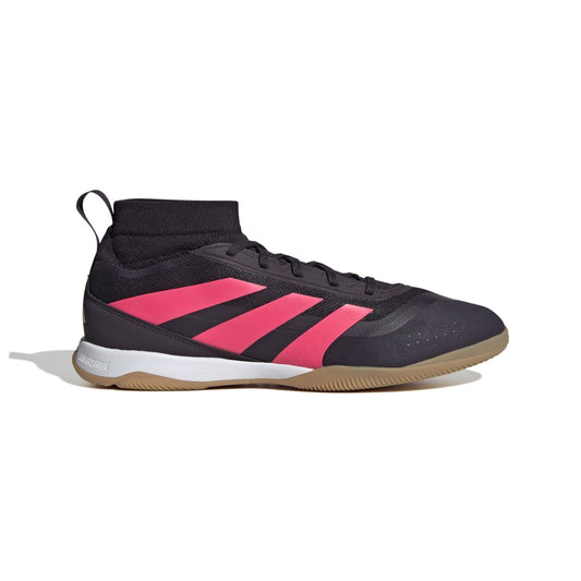 adidas Predator League Mid IN Indoor Soccer Shoes - Black/Turbo/White