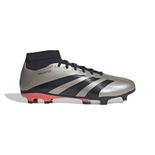 adidas Predator League Sock FG Firm Ground Cleats - Plamet/Black/Turbo