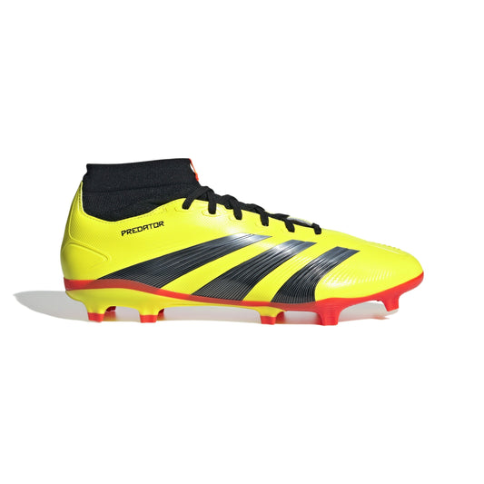 adidas Predator League Sock FG Firm Ground Soccer Cleats - Team Solar Yellow/Core Black
