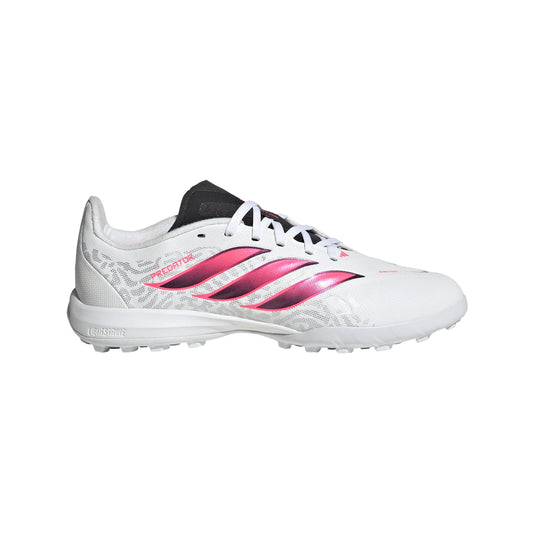 adidas Predator League Turf Youth Soccer Cleats - White/Solar Turbo/Black