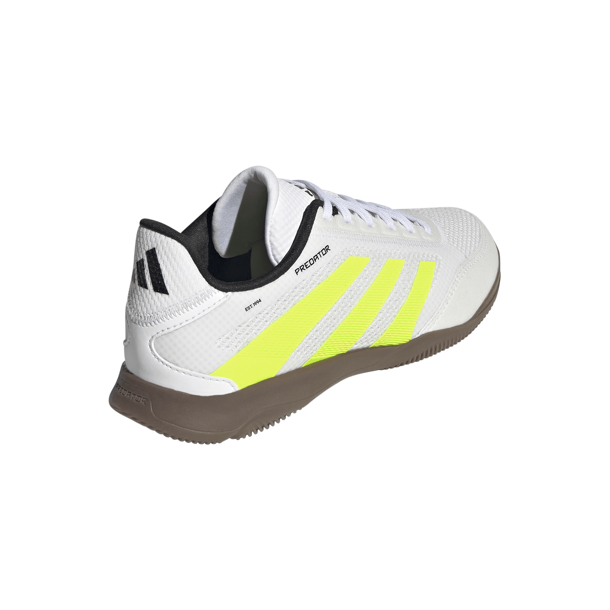 adidas Predator League Youth Indoor Shoes -White/Lemon