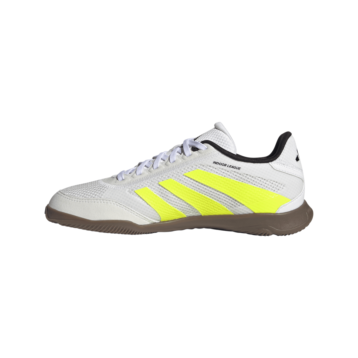 adidas Predator League Youth Indoor Shoes -White/Lemon