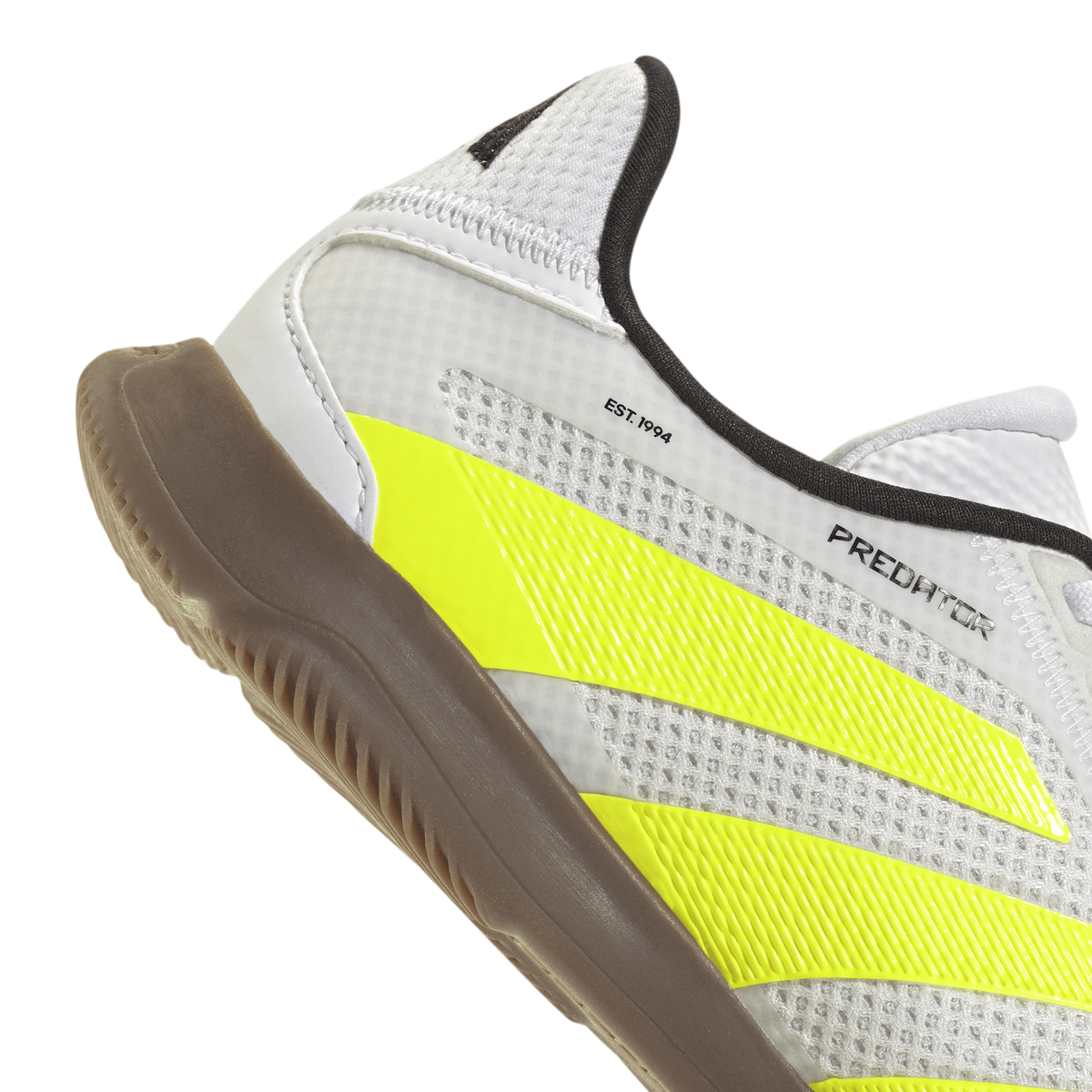 adidas Predator League Youth Indoor Shoes -White/Lemon