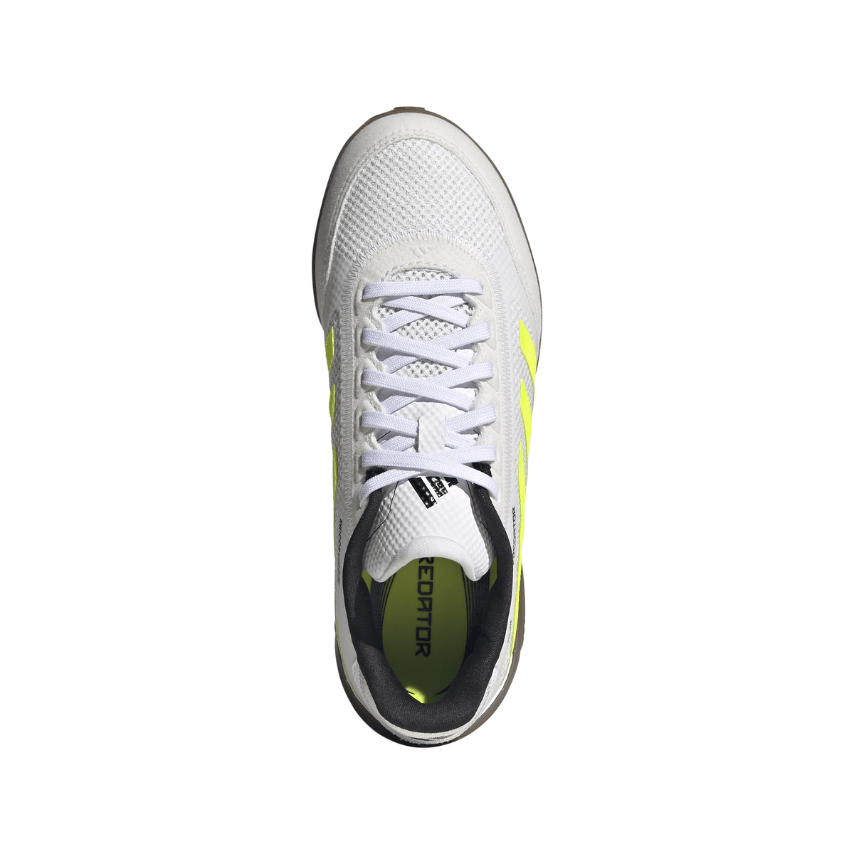 adidas Predator League Youth Indoor Shoes -White/Lemon