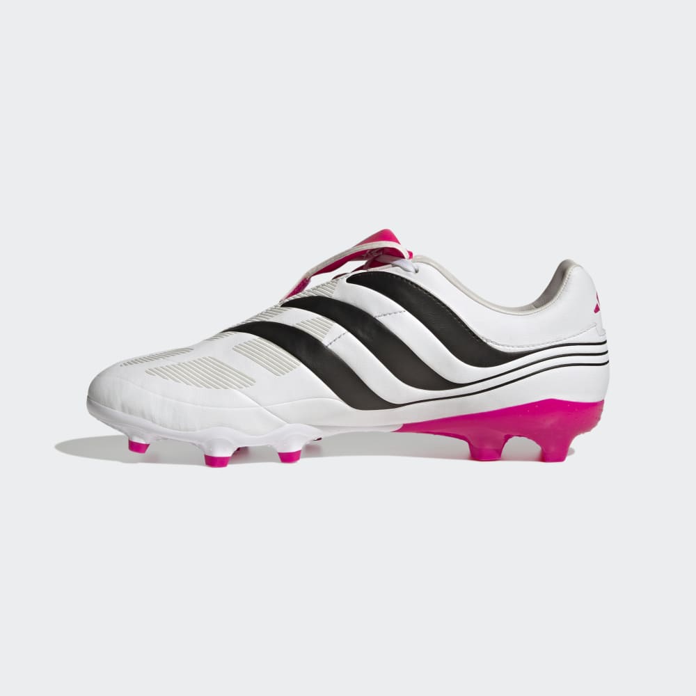 adidas Predator Precision.3 FG Firm Ground Soccer Cleats - White/Black