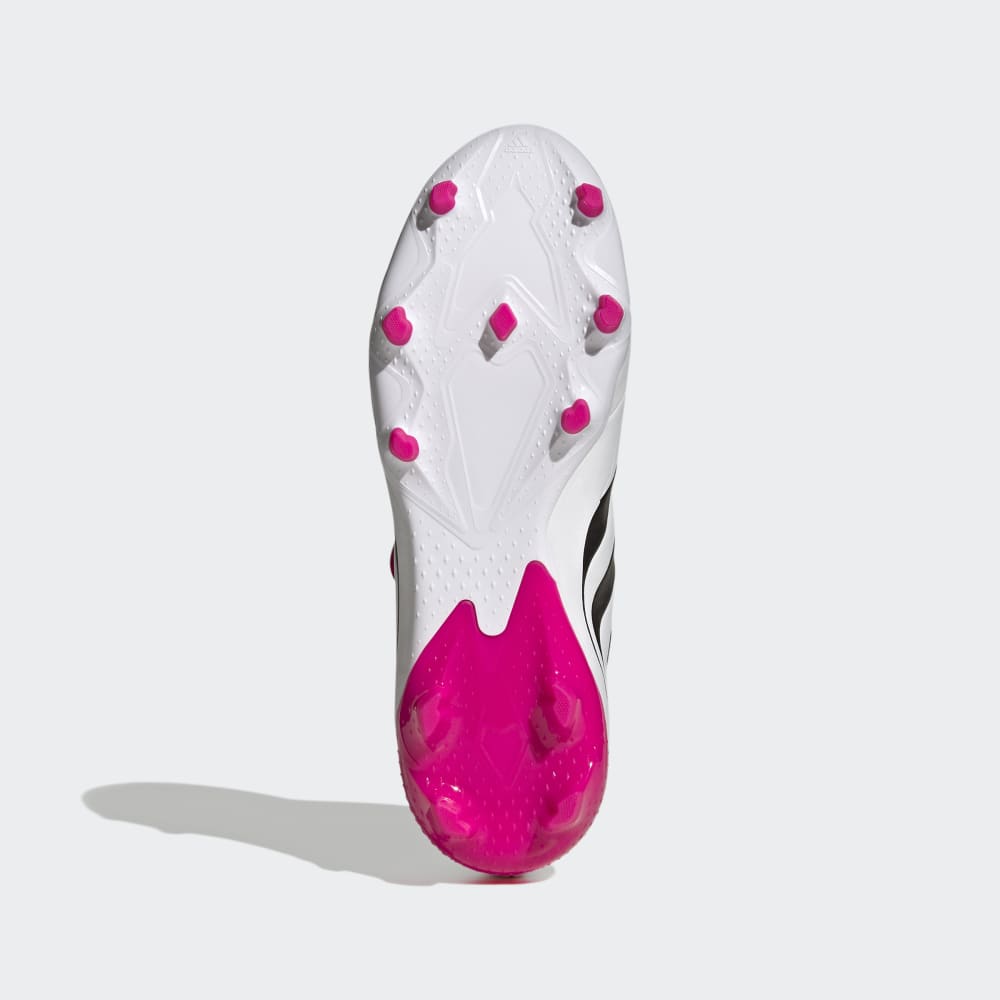 adidas Predator Precision.3 FG Firm Ground Soccer Cleats - White/Black