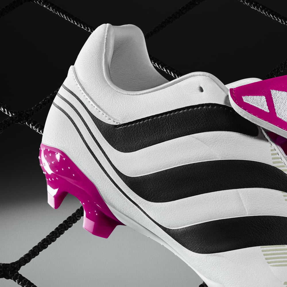 adidas Predator Precision.3 FG Firm Ground Soccer Cleats - White/Black